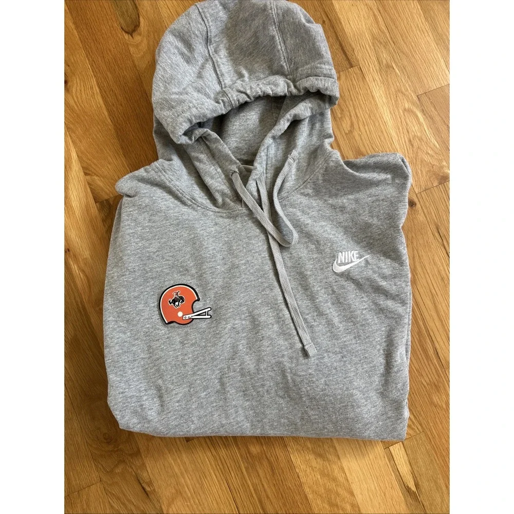 Nike Cleveland brown hoodie Retro‎ logo size XL womans